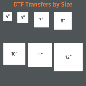 DTF Transfers by Size